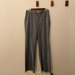 NWT Ann Taylor Flare Leg heathered gray pants size 6